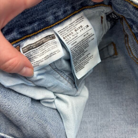 Levi's 501XX Red Tab  Blue Mens 34x31 Straight Leg Button Fly Mid Wash‎ Jeans - Picture 12 of 12